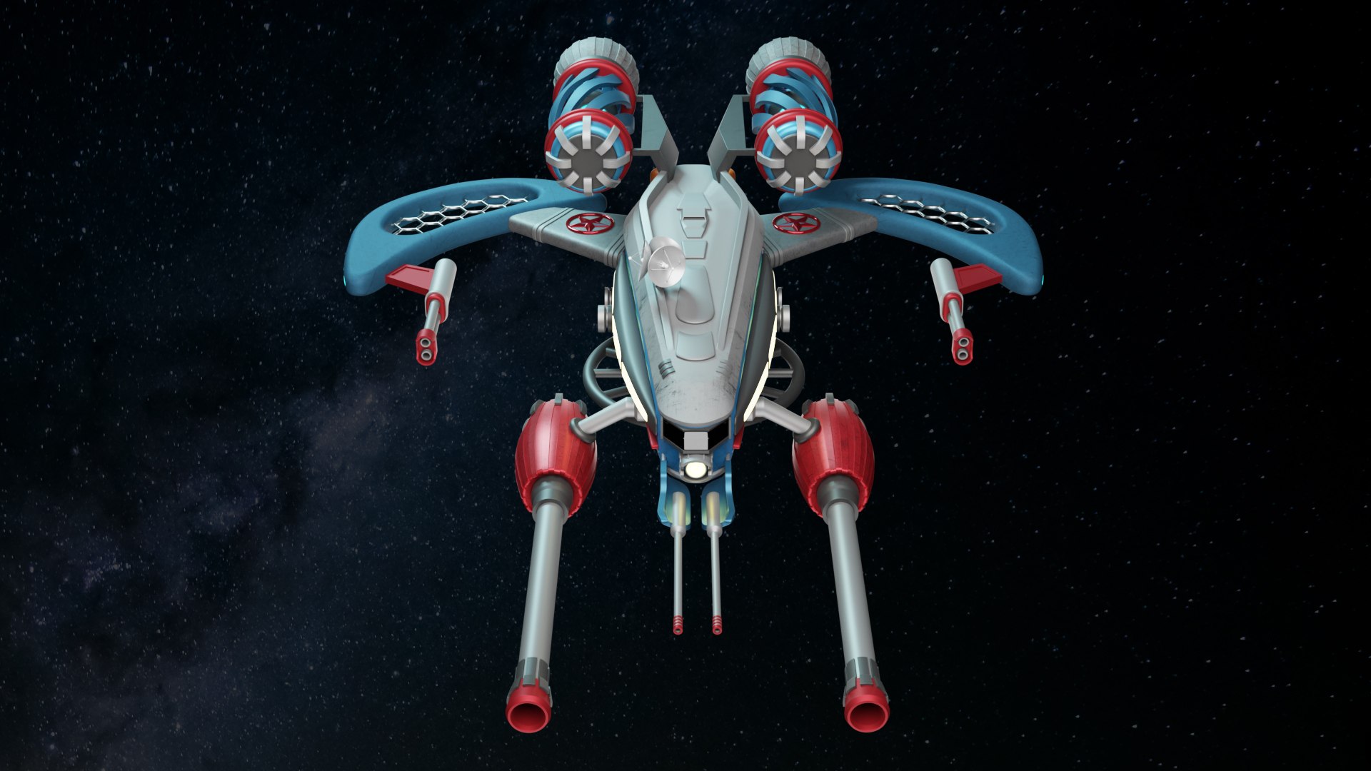 3D Model Spaceship 001 - TurboSquid 2153245