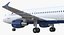 Airbus A320 Delta Air Lines Rigged 3D Model