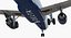 Airbus A320 Delta Air Lines Rigged 3D Model