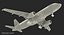 Airbus A320 Delta Air Lines Rigged 3D Model