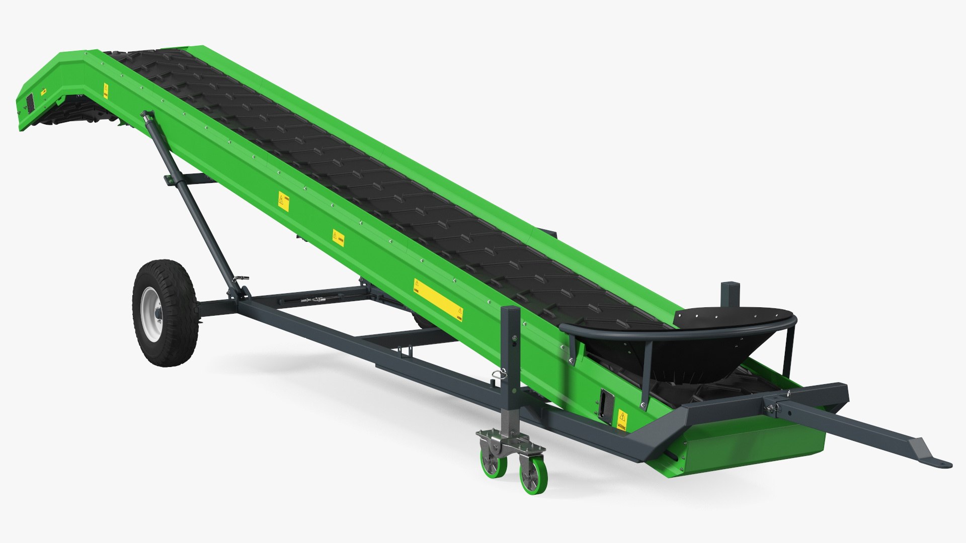 Farm Conveyor Belt System Rigged 3D model preview