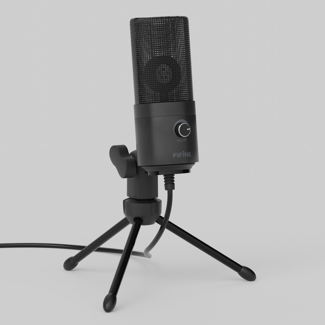 Microphone - Fifine K669 3D Model - TurboSquid 2146384