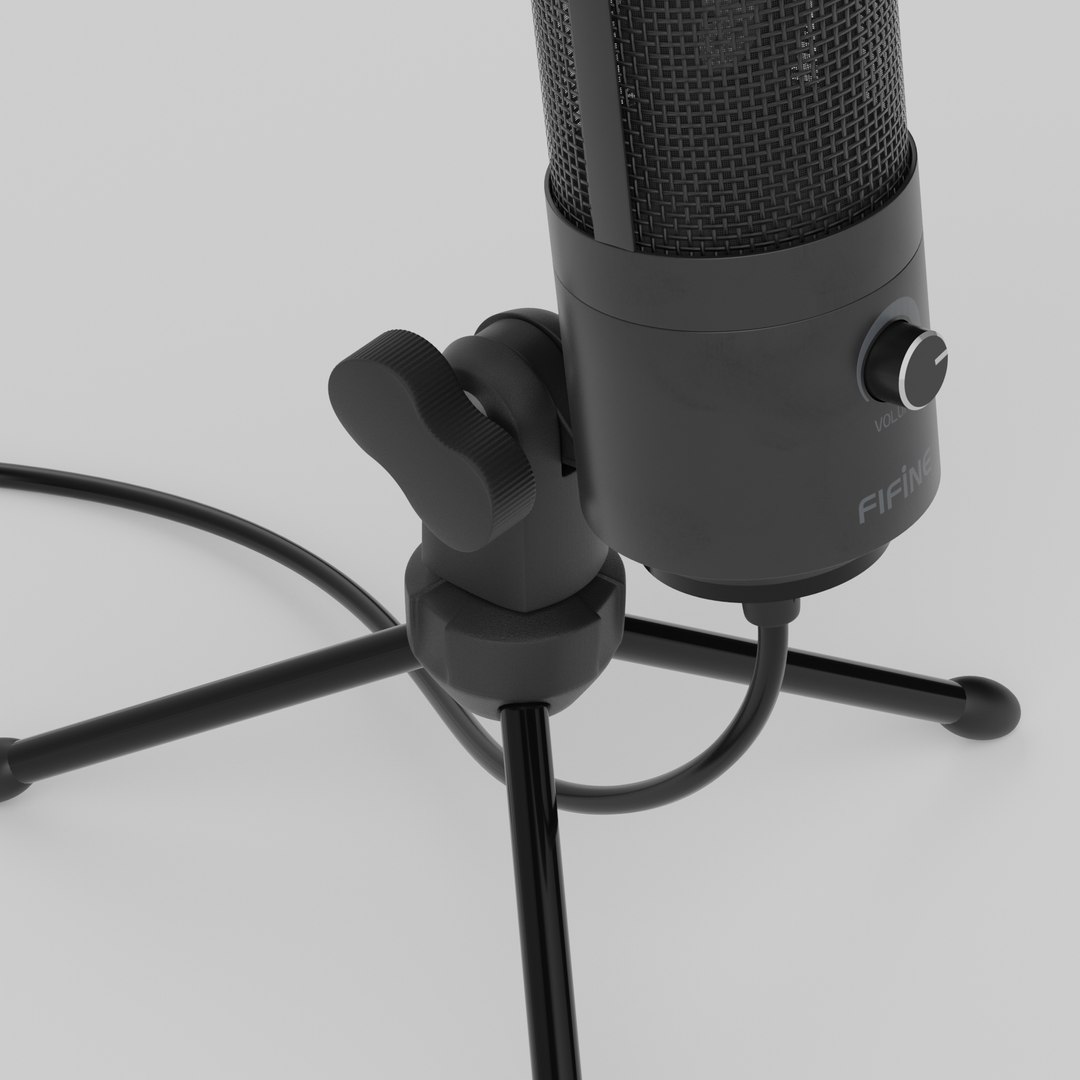 Microphone - Fifine K669 3D Model - TurboSquid 2146384