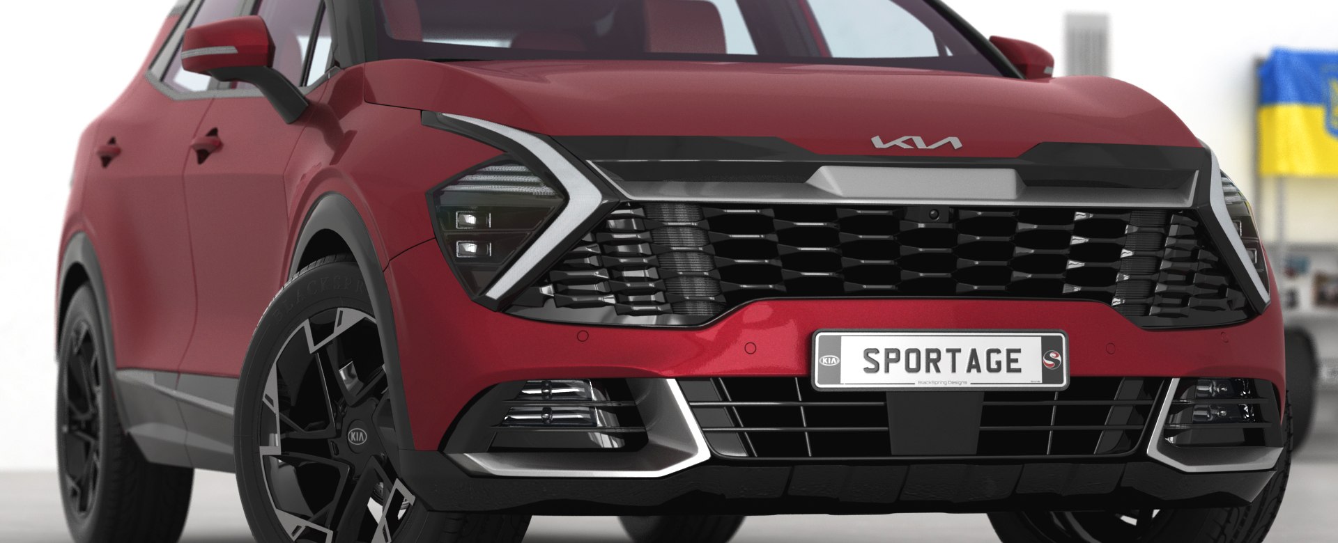 Kia Sportage HEV SX 2023 Opening doors and trunk 3D TurboSquid 2037147