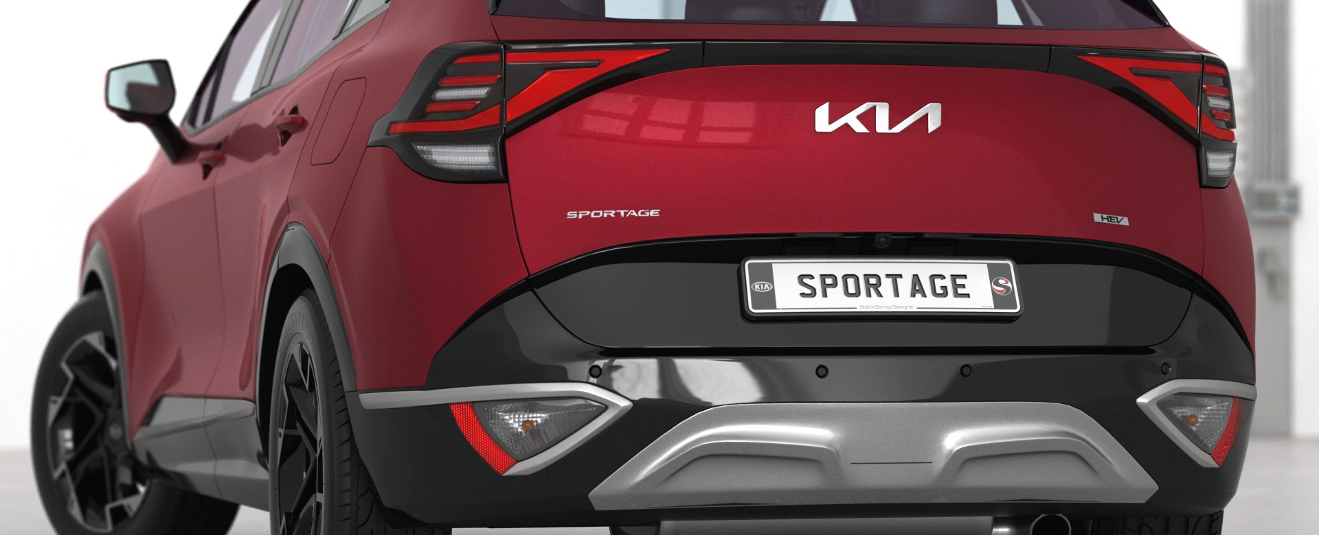 Kia Sportage HEV SX 2023 Opening doors and trunk 3D TurboSquid 2037147
