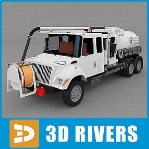 3d sewer cleaner model