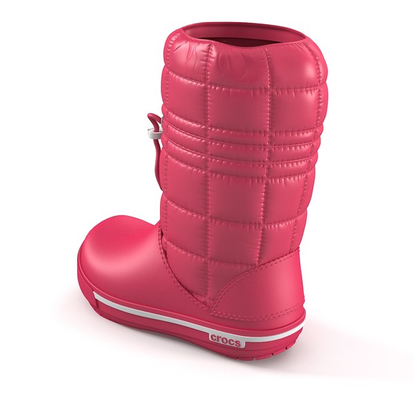 3d model crocs women win boot