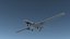 3D Bayraktar TB2 Unmanned Combat Aerial Vehicle