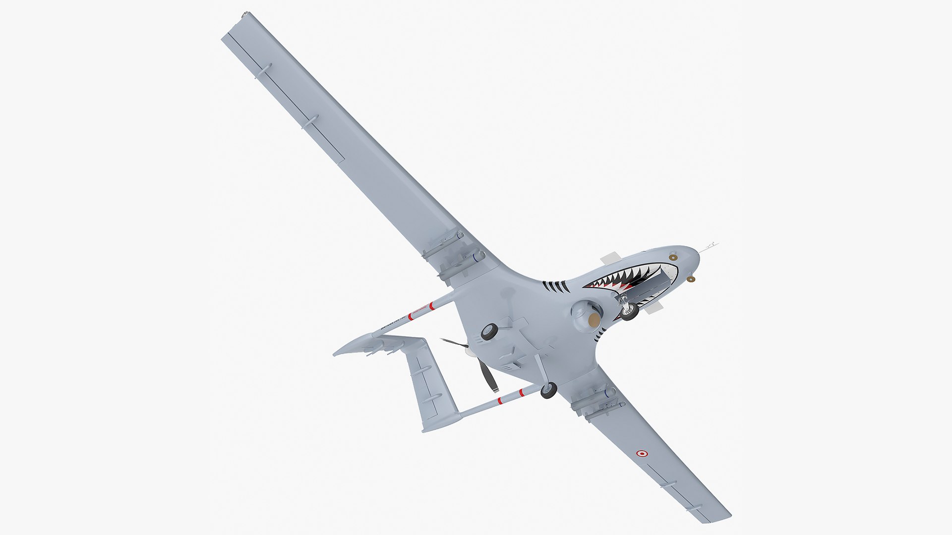 Bayraktar TB2 Unmanned Combat Aerial Vehicle 3D model preview
