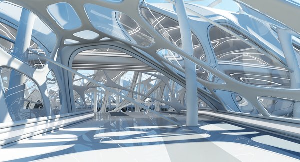 architectural structure 3d max