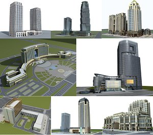 3D architectural building