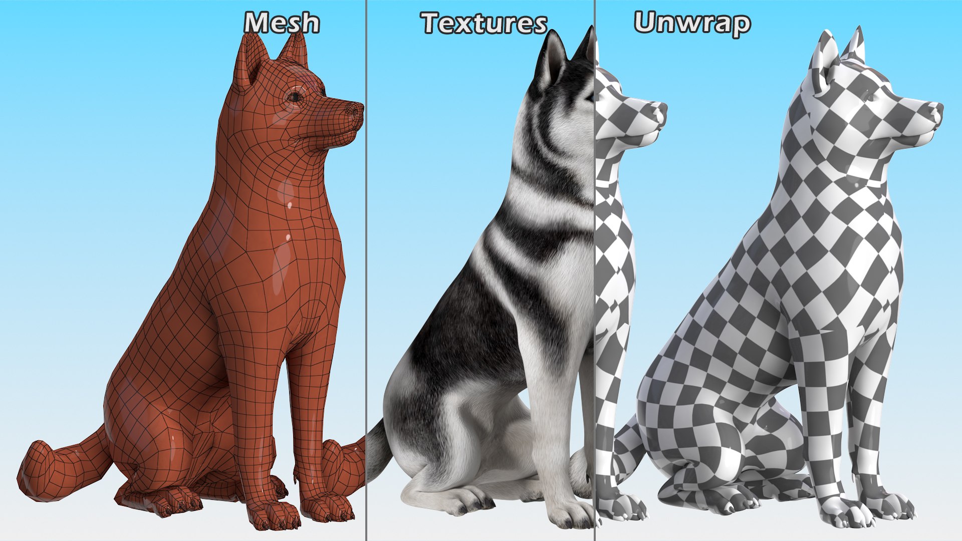 Sitting Husky Dog Black and White 3D https://p.turbosquid.com/ts-thumb/B1/ZM9sAP/Os/sittinghuskydogblackandwhitec4dmodel017/jpg/1634868520/1920x1080/fit_q87/1228b9774338324d4779c78883db116274146cba/sittinghuskydogblackandwhitec4dmodel017.jpg