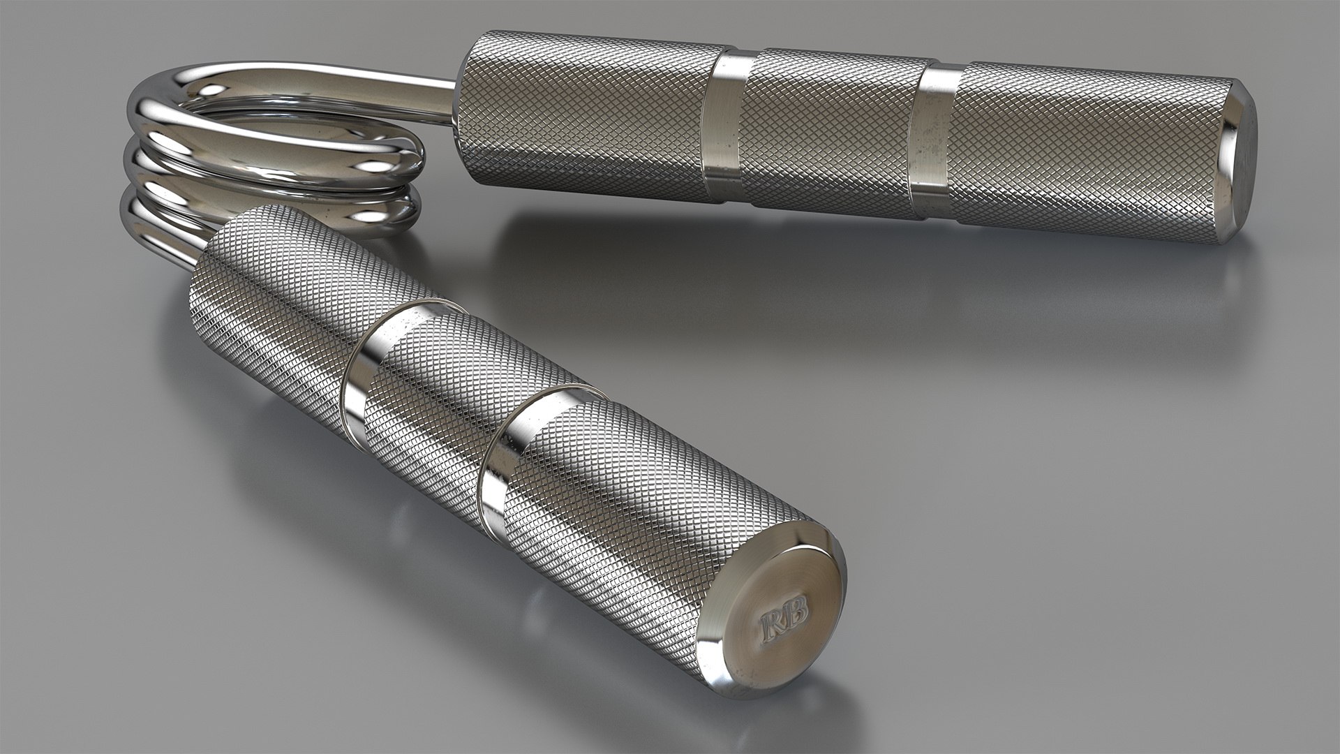 Steel Fitness Steel Hand Gripper 3D model preview
