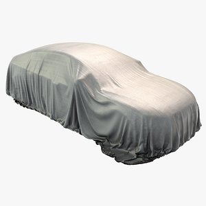 3D Car Cover Sedan 03 PBR model