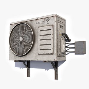 3D pbr air conditioner model