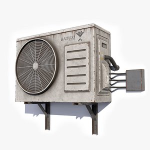 Air Conditioner Low Poly PBR