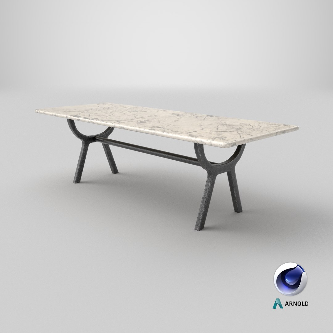 Metal And Marble Dining Table 3D https://p.turbosquid.com/ts-thumb/B1/lqdrLS/ux/stemcell_cinema_4d_arnold_render/png/1724793009/1920x1080/fit_q87/7f4ca84ca4edf01dac3d1cd207c29652041b2aae/stemcell_cinema_4d_arnold_render.jpg