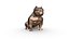 American Bully low poly