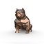 American Bully low poly