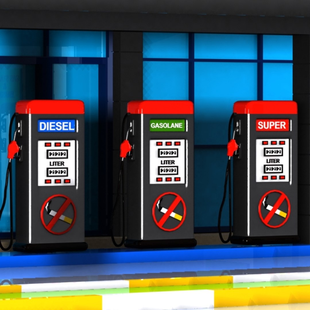 car gas 3d model