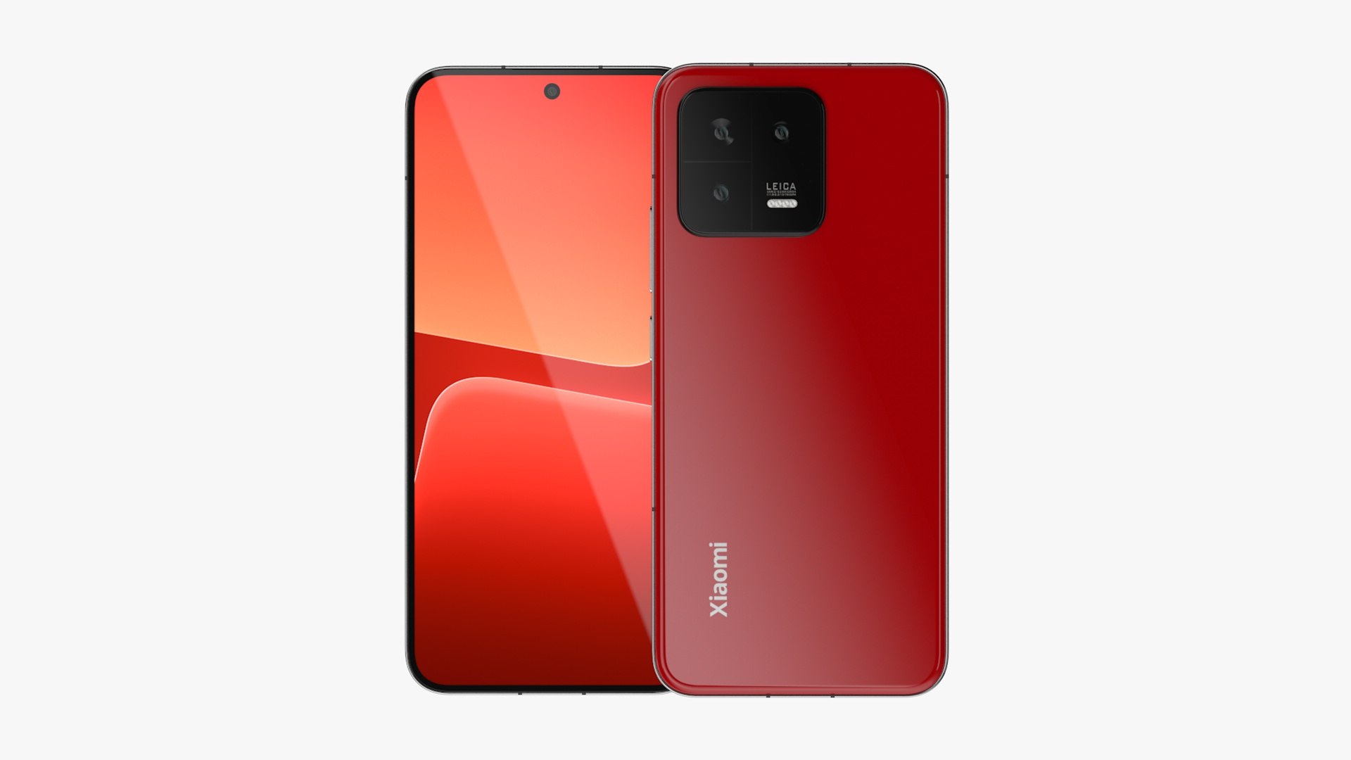 3D Xiaomi 13 Flame Red - TurboSquid 2004811