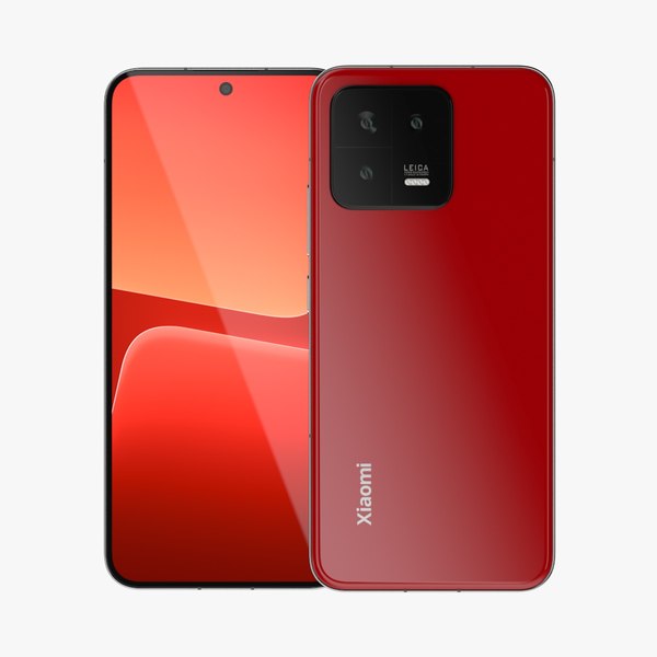 3D Xiaomi 13 Flame Red - TurboSquid 2004811