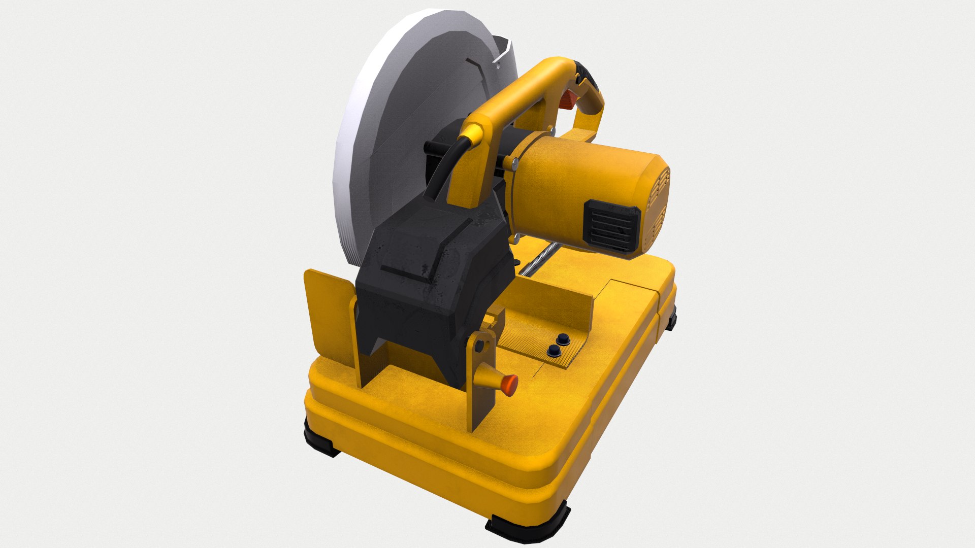 Electric Chop-Saw Machine Low Poly Model - TurboSquid 2391602