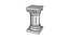 3D Vintage Ionic Column