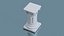 3D Vintage Ionic Column