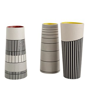 Lara Scobie ceramic vase set of 3
