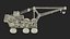 Emergency Heavy Lift Crane Yellow 3D model