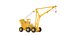 Emergency Heavy Lift Crane Yellow 3D model