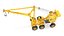 Emergency Heavy Lift Crane Yellow 3D model