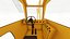 Emergency Heavy Lift Crane Yellow 3D model