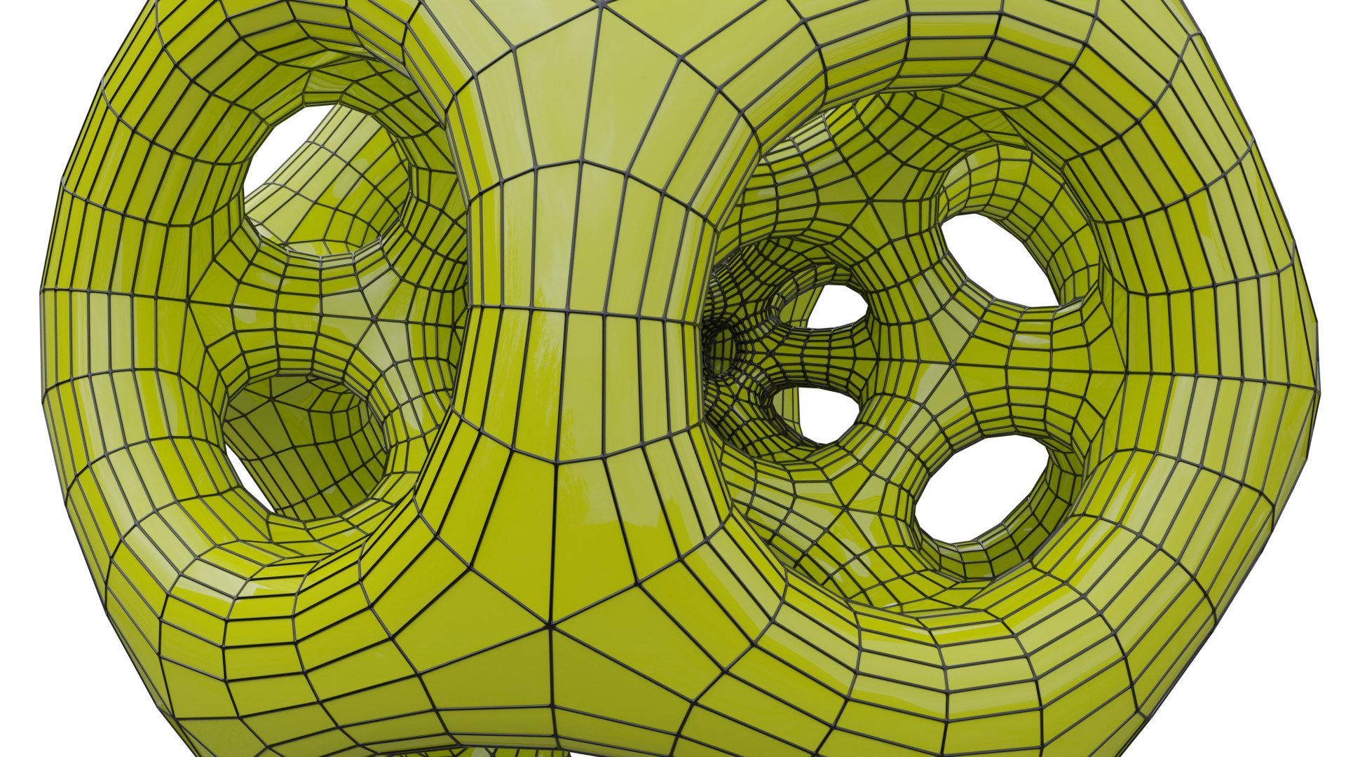 Hyper Loop Skeletal Ball 05 Fluorescent 3D Model - TurboSquid 2248960