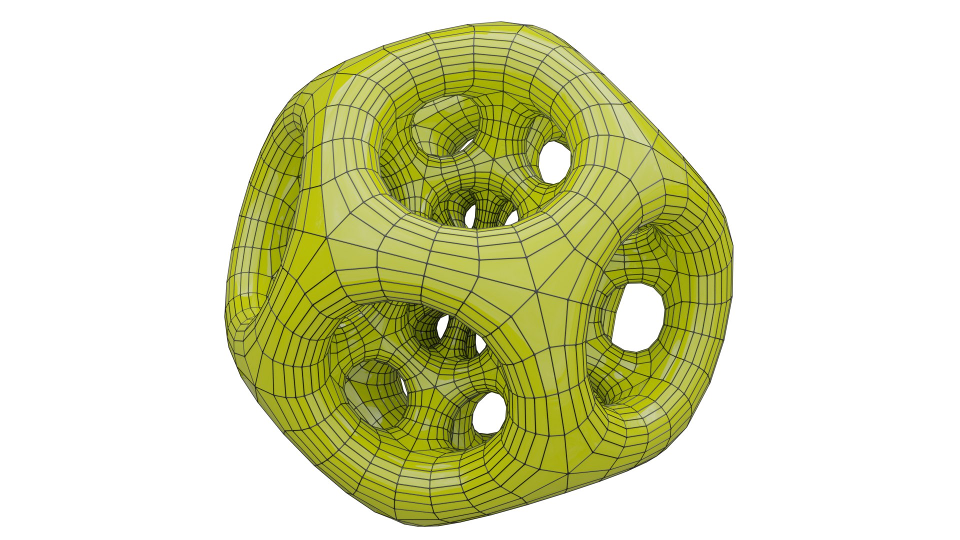 Hyper Loop Skeletal Ball 05 Fluorescent 3D Model - TurboSquid 2248960