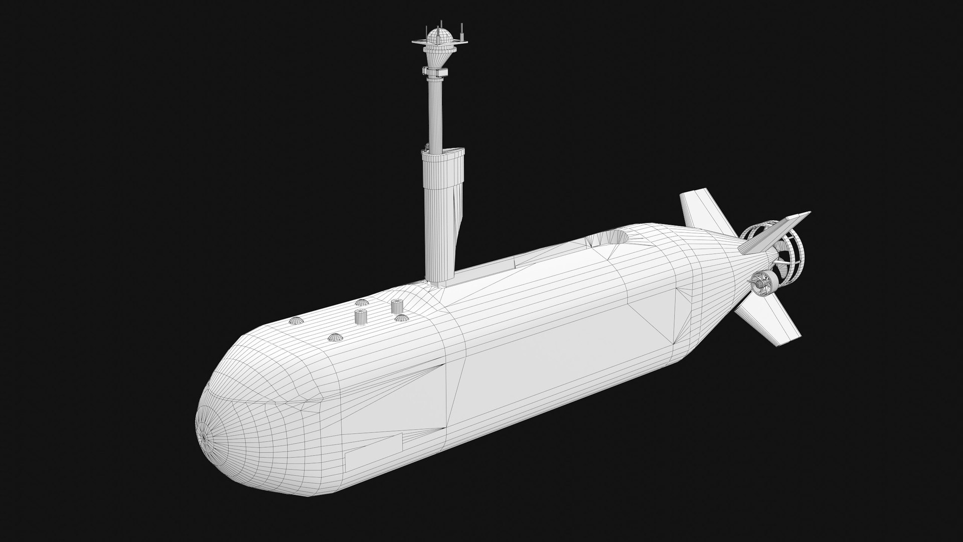 Echo Voyager Autonomous Underwater Vehicle Model - TurboSquid 2193774