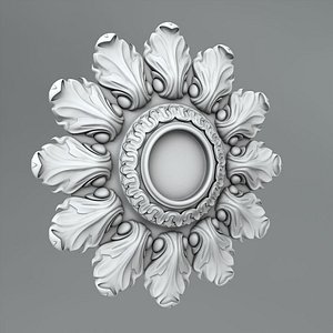 3d classical decoration ornamental model