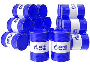 Gazprom neft oil barrel 3D model