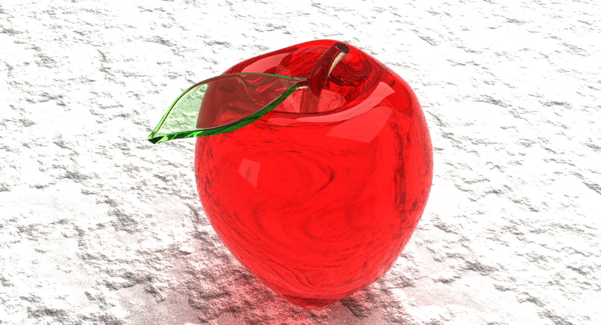 Glass Apple 3D Model - TurboSquid 1213807