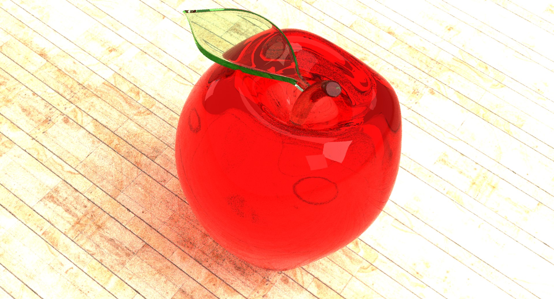 Glass Apple 3D Model - TurboSquid 1213807