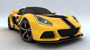 3ds max exige 2012 car