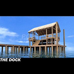 dock and Island hut