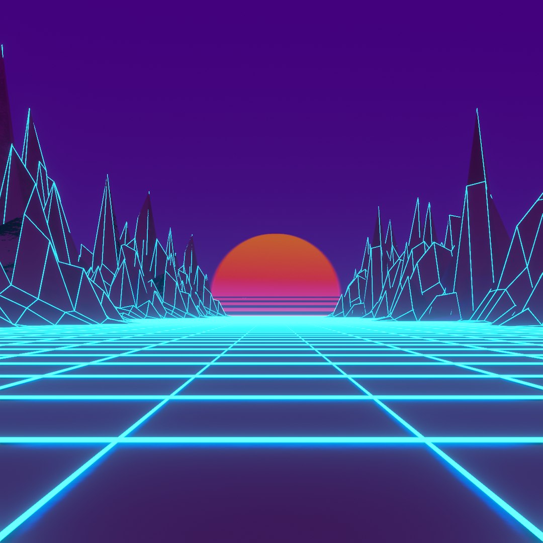 1980 Outrun Animation 3D - TurboSquid 1504941