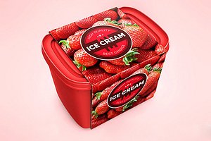 Ice cream container