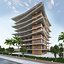 Modern Apartment Building Exterior