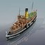 3d steamship time model
