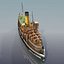 3d steamship time model