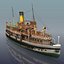 3d steamship time model