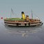 3d steamship time model